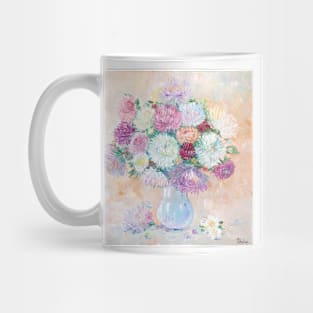 Asters In Pastel Mug